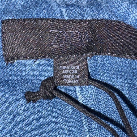 NWT Zara Denim Maxi Skirt Size Small - Picture 2 of 4